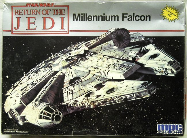 MPC Star Wars Han Solos Millennium Falcon Return of the Jedi Issue, 8917 plastic model kit
